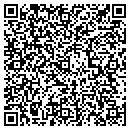 QR code with H E F Designs contacts