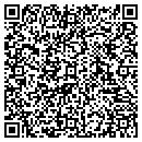 QR code with H P X-Ray contacts