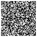 QR code with H Hegerfeld contacts