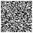 QR code with E & C Garage contacts