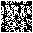 QR code with H & H Glass contacts