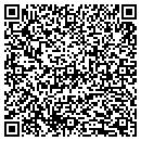 QR code with H Krastman contacts
