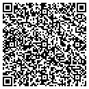 QR code with H & E Weatherization contacts