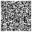 QR code with H W Drywall contacts