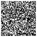 QR code with K Video contacts