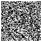 QR code with H & R Quitling Company contacts