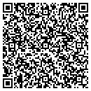 QR code with H & H Garage contacts