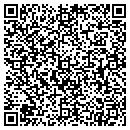 QR code with P Hurchalla contacts