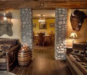 Log house lodge