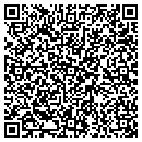 QR code with M & C Upholstery contacts