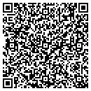 QR code with E McPherson MD contacts