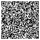 QR code with E & E Audio contacts