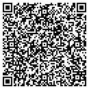 QR code with E F Nursery contacts