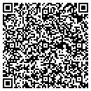 QR code with V J Books contacts