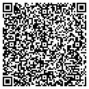 QR code with H & H Landscape contacts