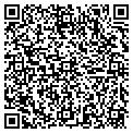 QR code with D & R contacts