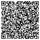 QR code with P & J's Silk Flowers contacts