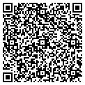 QR code with P & M contacts