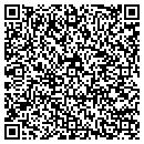 QR code with H V Flooring contacts