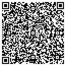 QR code with H & R Custom Drapery contacts