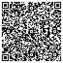 QR code with P Burlingham contacts