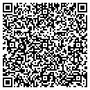 QR code with P W Masonry Inc contacts