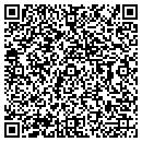 QR code with V & O Cement contacts